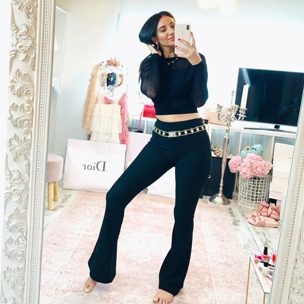G-Trendy ZA Luxury New Unique Same Style Crystal Alloy Metal Belly Belt Fashion Jewelry Women Body Accessory Gift Hotsale
