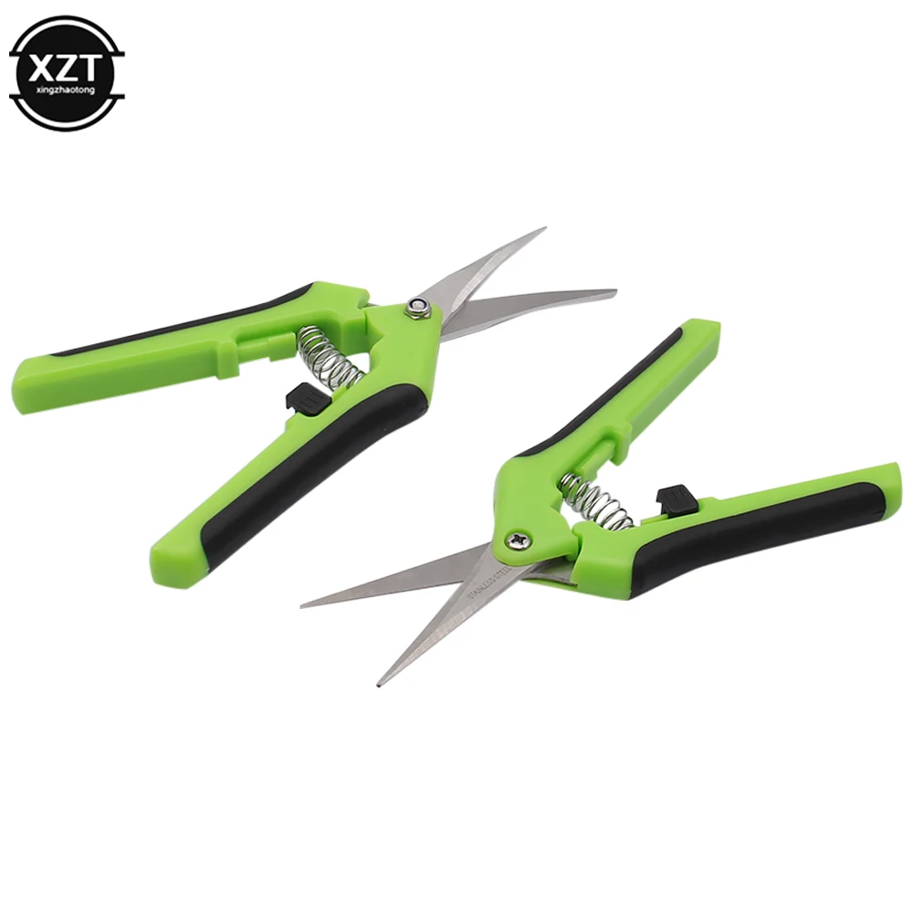 Description Picture 5 of item1 PC Garden Tools Secateurs Bonsai Shears Metal Gardening Scissor Pruning Tool Hand Cutter Fruit Picking Weed Household Potted