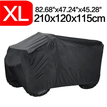 

210x120x115 210D Denier Water Rain Proof Sun Proof ATV Quand Motor Cover Full Season Garden Outdoor Protector Covers