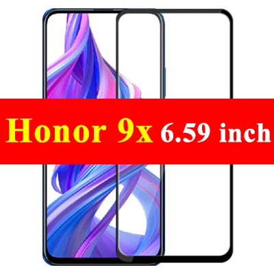 Honor 9X Закаленное стекло на Honor 9X для huawei Xonor 9 X защитная пленка Honor9x Huawey Hono X9 Onor Honer Hauwei Armor hawei - Цвет: Honor 9X