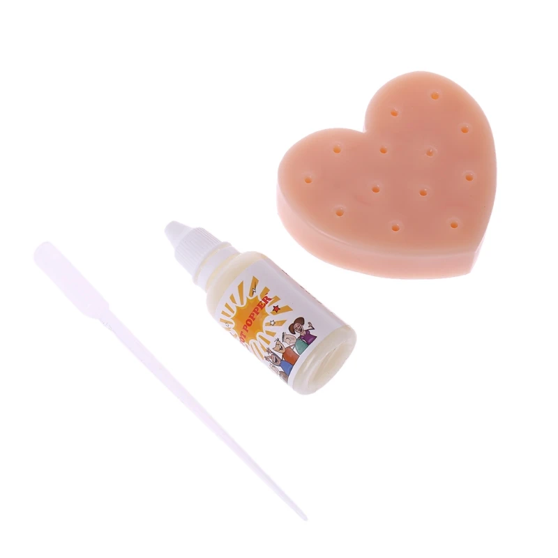 Новые в форме сердца вентиляционные игрушки Spot Popper Squeeze Toy Slime Squishy Gag для взрослых и детей Q6PD