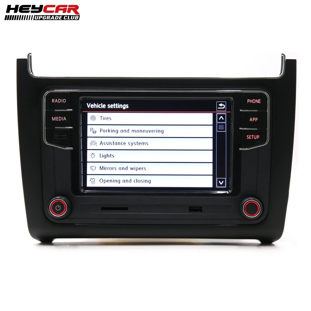 Английская и немецкая версия Carplay 280 280D 280E MIB RCD330 187B радио для MQB POLO 6C