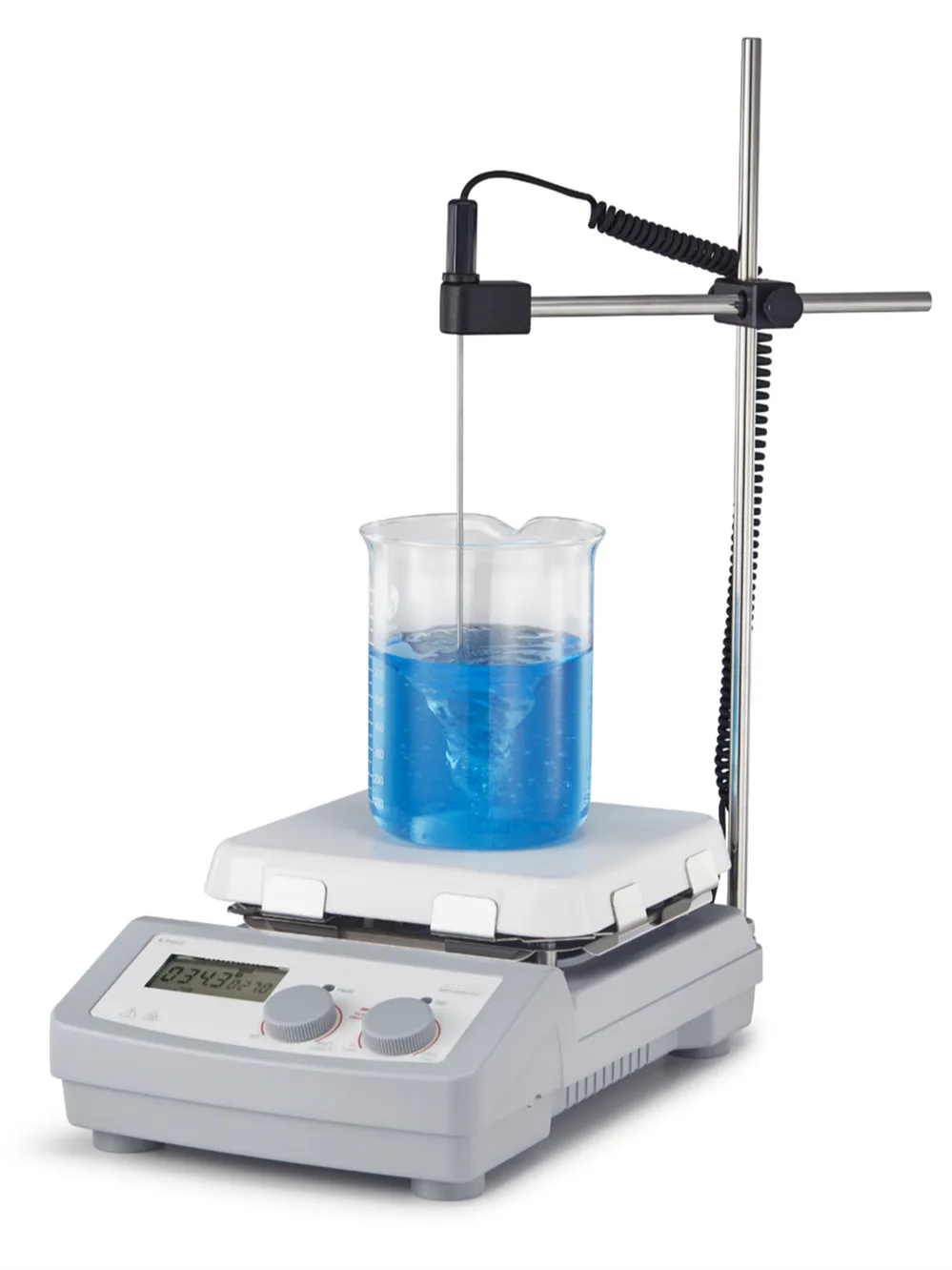 Магнитная мешалка ЖК дисплей цифровой конфорками посылка с Температура Сенсор