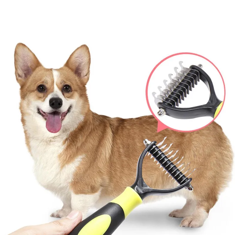 

Pet Clean Hair Removal Remove Floating Hair Open Knot Comb Grooming Shedding Rake Dog Cat Pet Brush Grooming Tool