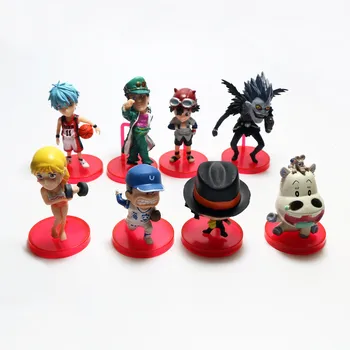

8 anime sports dolls pirates hand dolls model ornaments doll car ornaments cake ornaments toys
