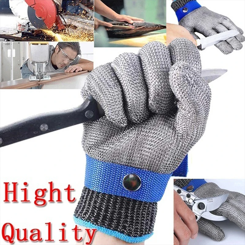 Durable Glass Industry Finger Protectors Cutting Tool Electromechanical Cookware Stab Resistant Gloves Anti Cutting Gloves