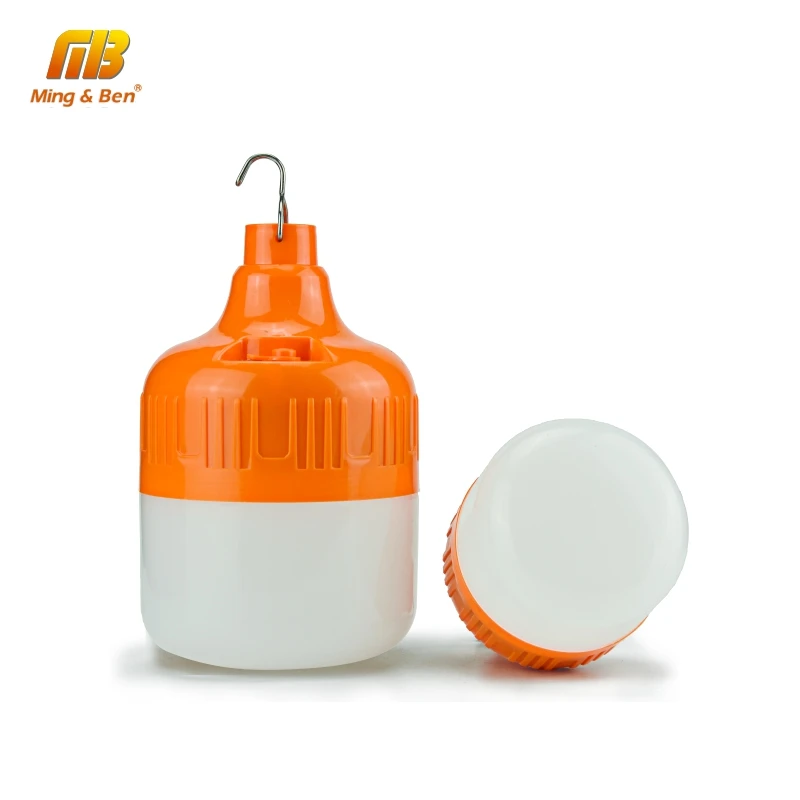 

LED Emergency Light Foco LED Rechargeable Bulb 20W 30W 40W 50W White DC5V Three Modes For Outdoor Camping Night Market Lighting