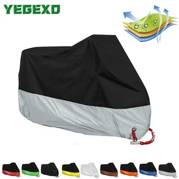 

Motorcycle Cover Waterproof Outdoor Bike Raincoat Bicycle Tent For VICTORY hammer S,HAMMER S kingpin,KINGPIN YAMAHA DRAGSTAR 650