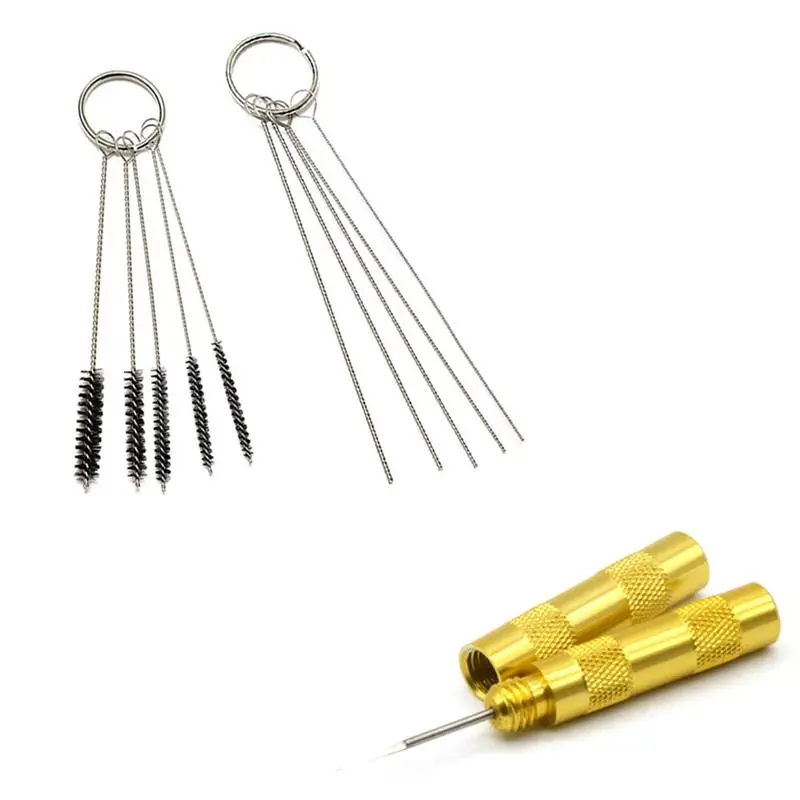 11pcs Airbrush Spray Cleaning Repair Tool Kit Stainless Steel Needle