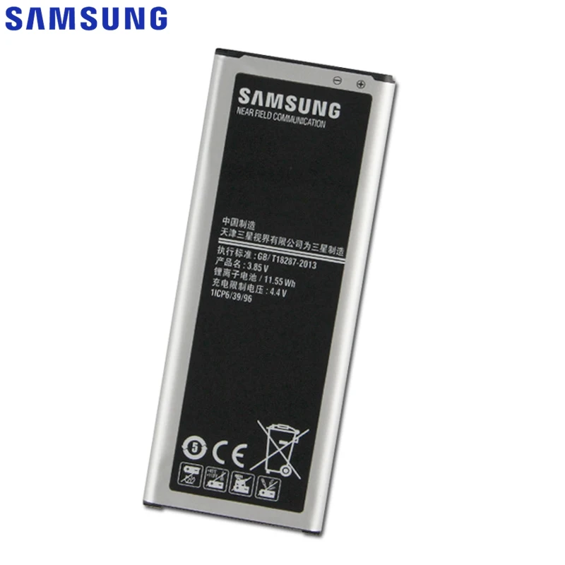 Оригинальная батарея Samsung+ док-станция зарядное устройство для Galaxy NOTE4 N9100 N9106W N9108V N9109V NOTE 4 с NFC EB-BN916BBC 3000mAh