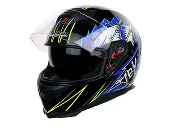 

Motorcycle Helmet Full Face Motocross Helmet Capacete da Motocicleta Cascos Moto Casque Doublel lens Racing Riding Helmet