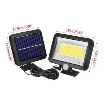 

2020 New 30W 100LED COB Solar Powered Flood Light Spotlight Street Lamp Outdoor Garden