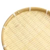 Handmade Bamboo Woven Fruit Basket Creative Household Storage Basket Refreshment Tray Kitchen Dishes Bamboo Sieve for Drying Tea 4