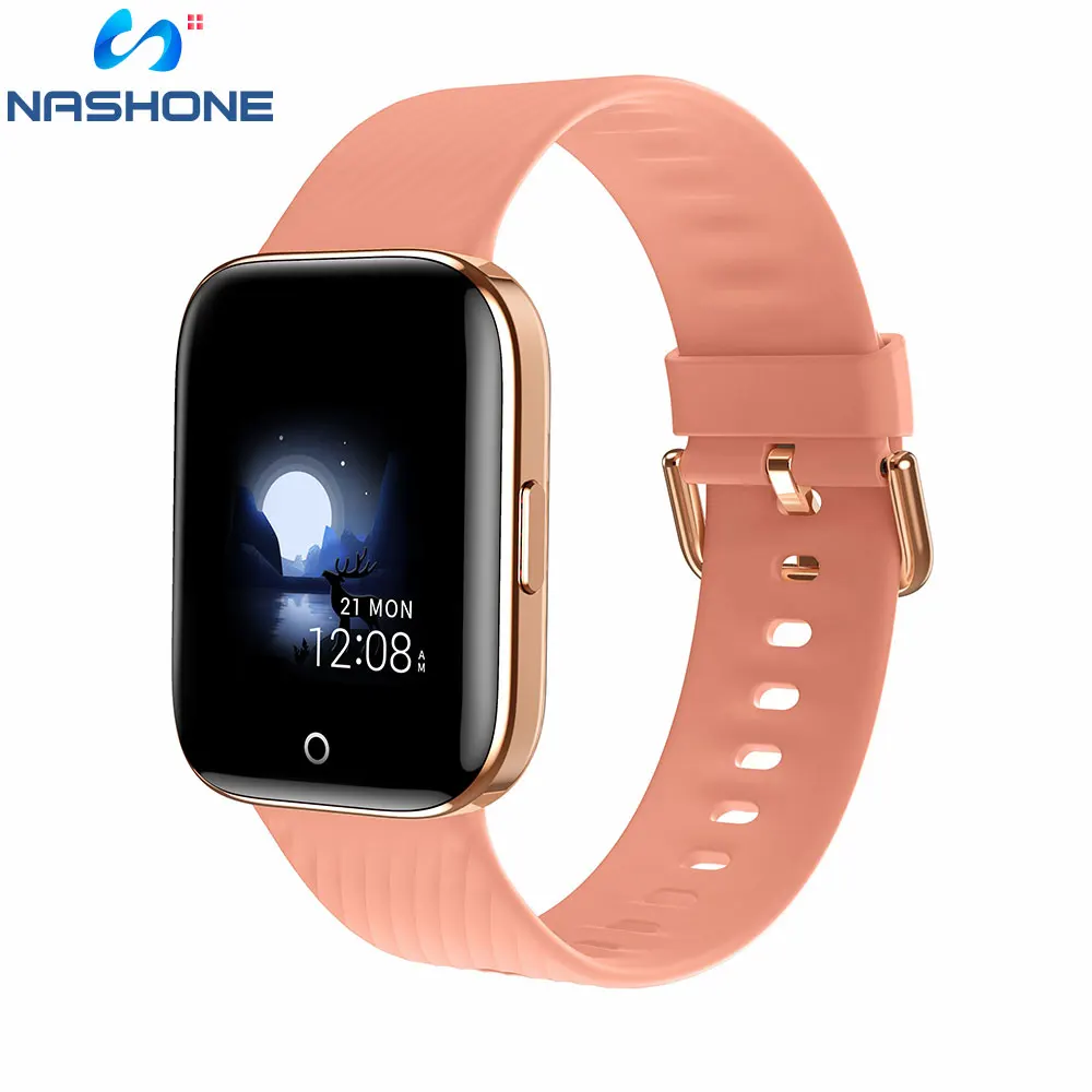 

Nashone X2 Bluetooth Smart Watch IP68 Waterproof Smart Bracelet Heart Rate Fitness Tracker Android Smart Wristband for Men Women