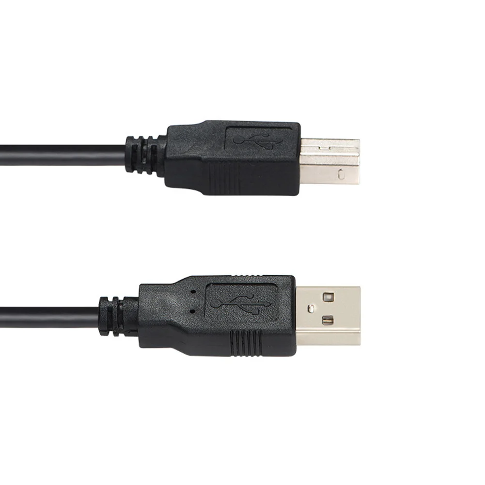 Профессиональный черный USB 2 0 Провод A до B квадратный рот принтеры сканер кабель