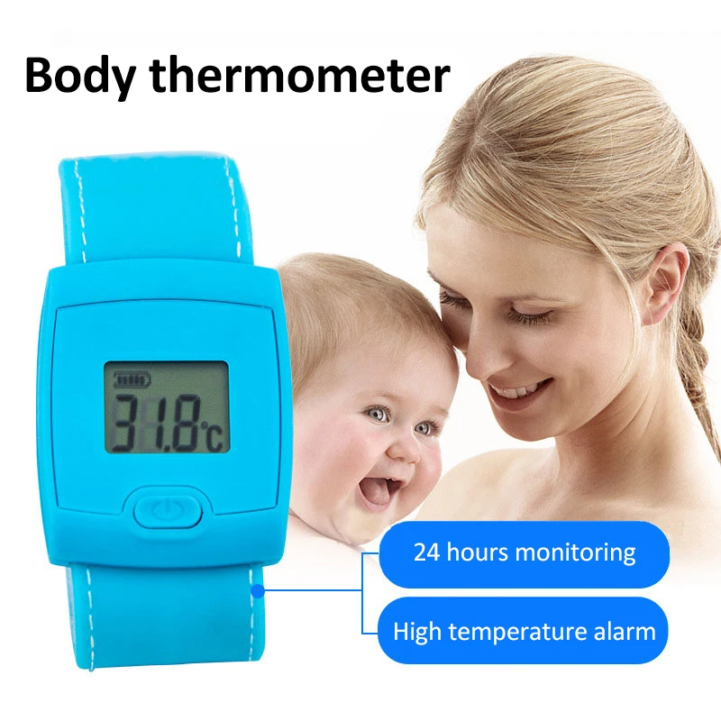 Baby smart rmometerI children's Fever Monitor smart wearable thermometer  Bracelet Bluetooth smart babyBody temperature monitor - AliExpress