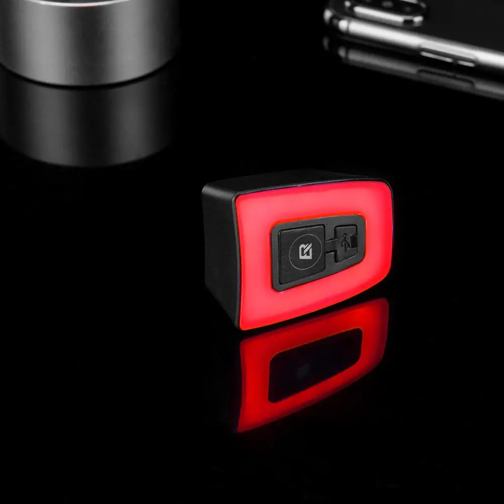 ROCKBROS велосипедный фонарь USB Перезаряжаемый безопасный ночной водонепроницаемый велосипедный шлем задний фонарь светодиодный MTB велосипедный фонарь