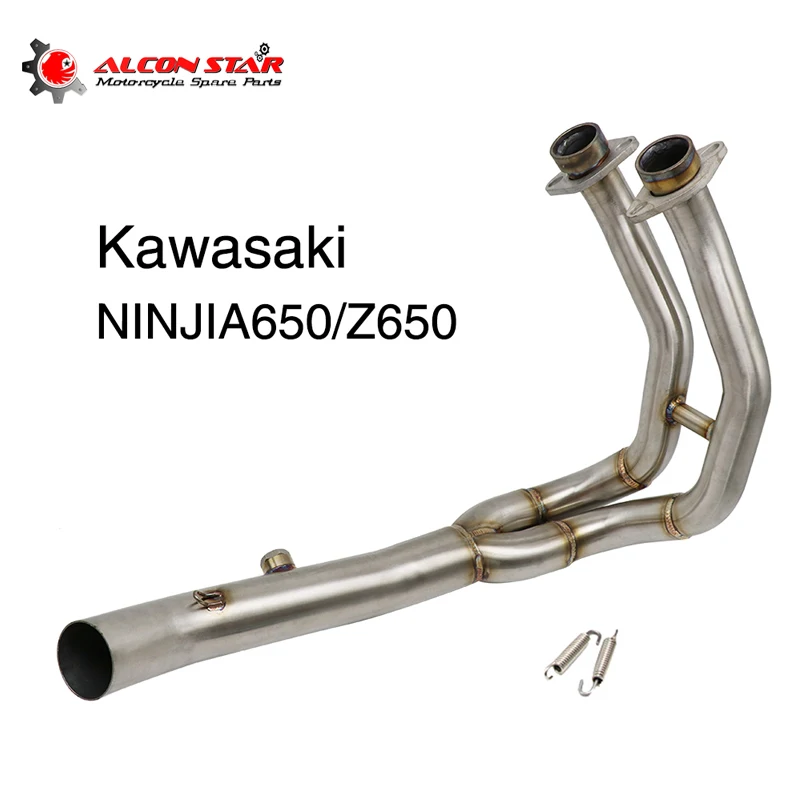 Alconstar Slip on Motorcycle Exhaust Modified For Kawasaki Z650 Ninja