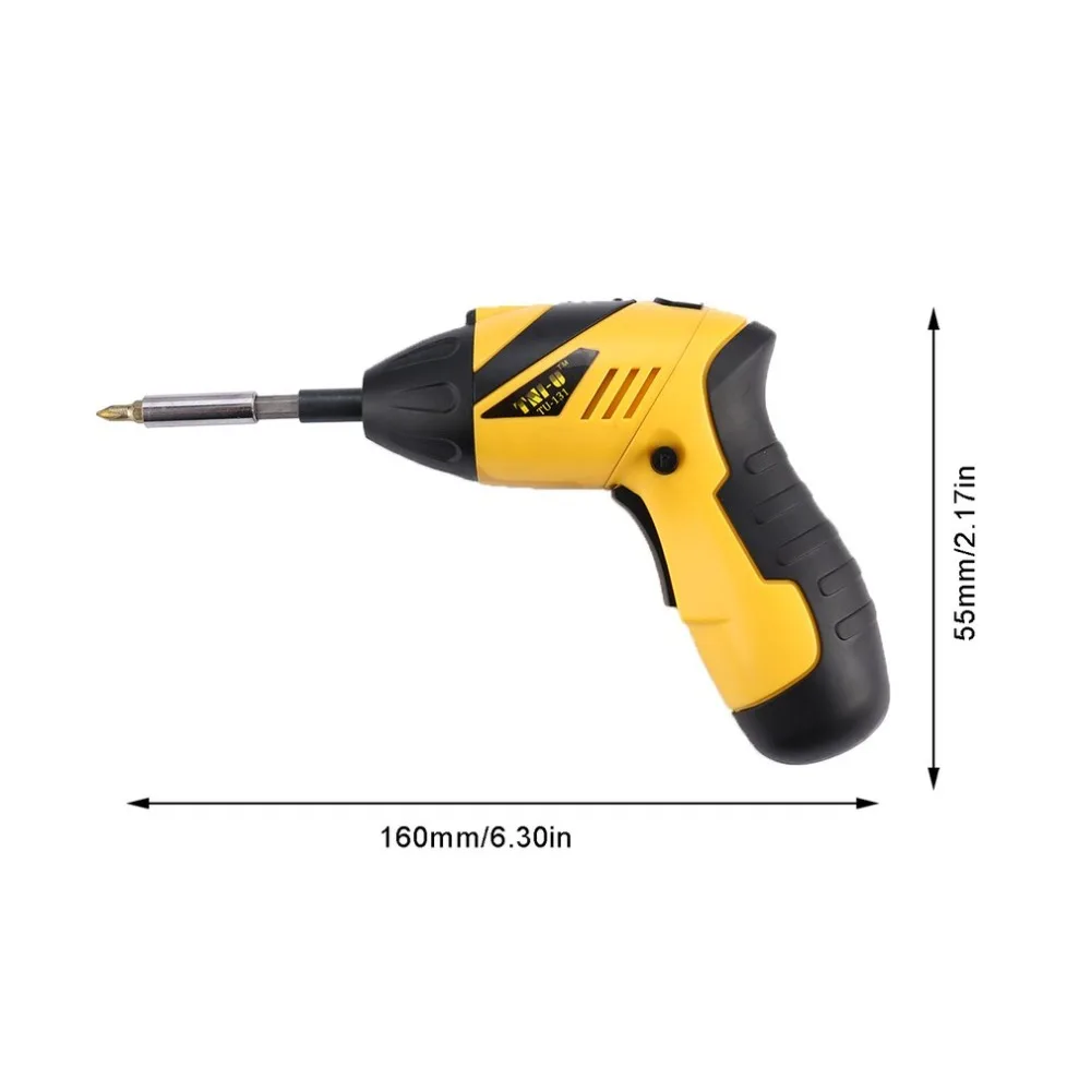 TNI-U TU-131 электрическая Беспроводная отвертка комплект перезаряжаемый дрель электроинструменты беспроводной драйвер Многофункциональный