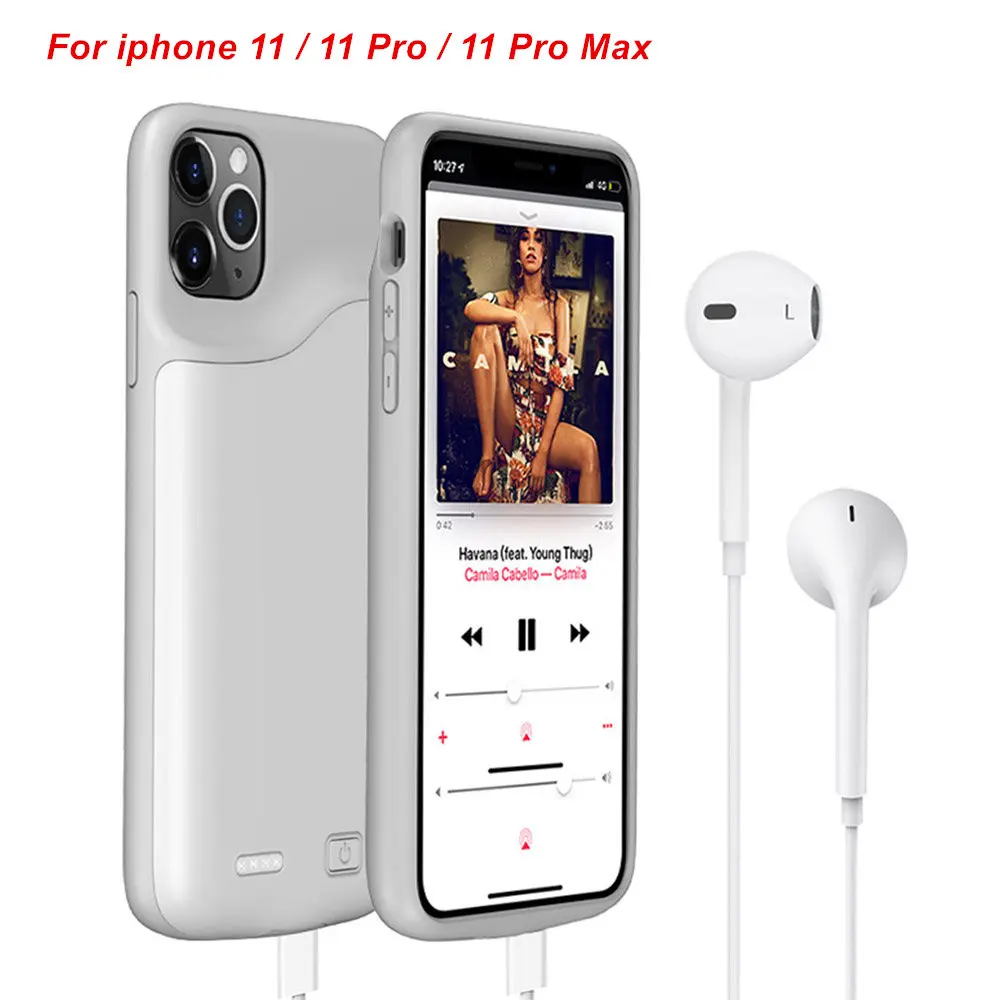 For iphone 11 11 Pro 11 Pro Max Battery Charger Case 6000 Mah