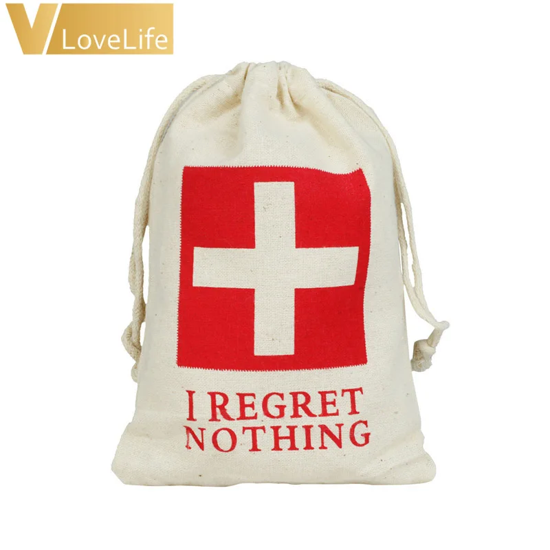 Женская хлопковая Сумочка для девичника 10x15 см 12 шт.|supply bag|supply kitsupplies wedding |