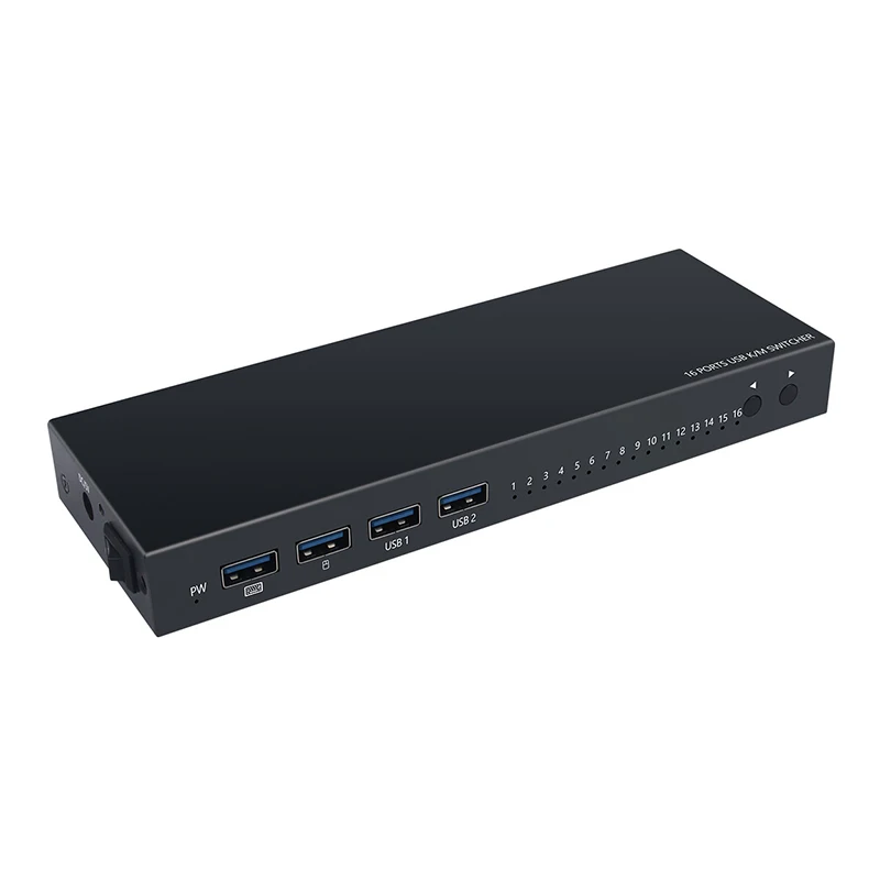 16 USB порт коммутатор ПК клавиатура мышь переключатель коробка Компьютерные