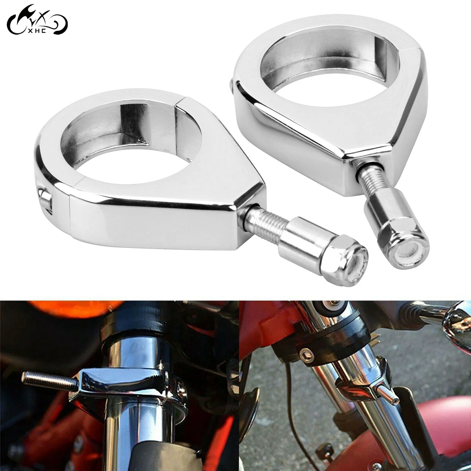 Двигатель Chrome 39 мм перемещение кронштейн поворота сигнальный зажим для Harley Touring