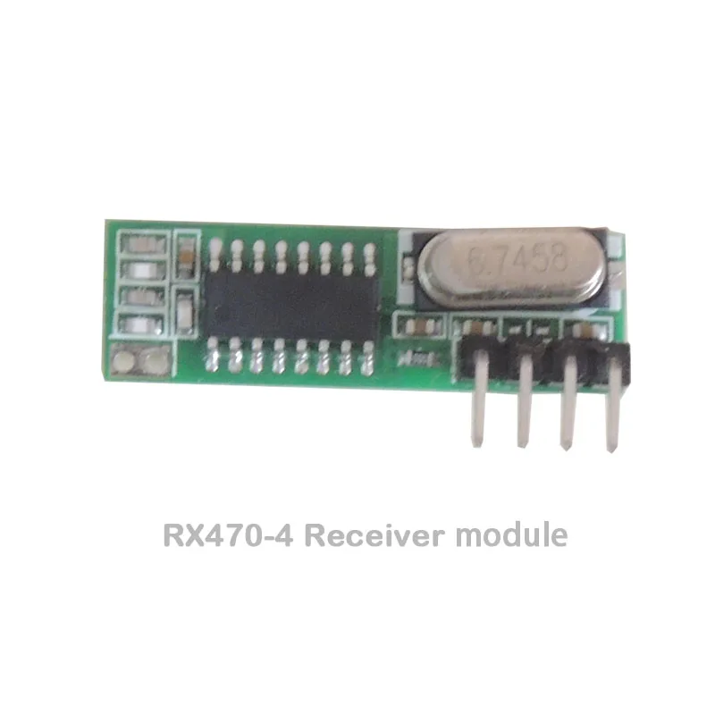 433Mhz DC 5V 2CH RF Relay Superheterodyne Wireless Remote Control Receiver Switch Module With Antenna For AskArduino UHF DIY Kit