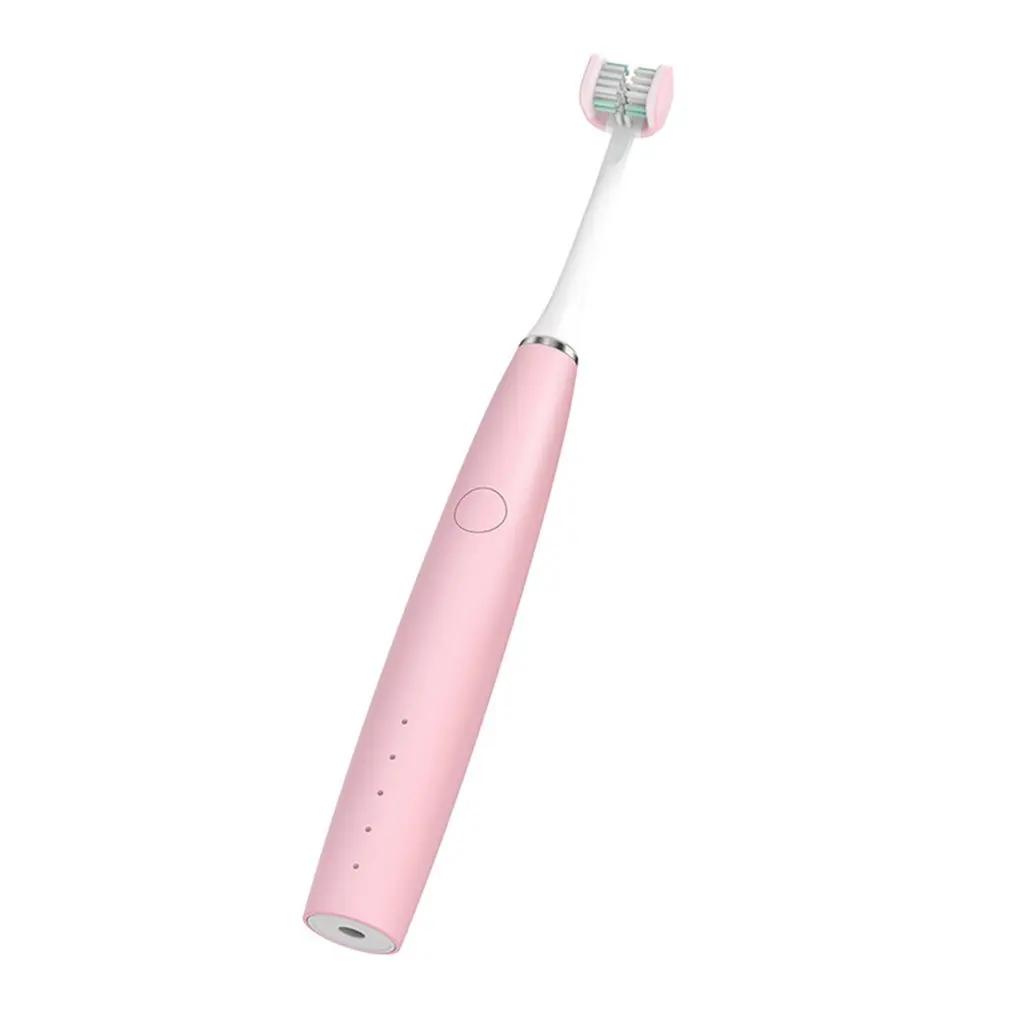 Автоматическая Водонепроницаемая 3d обернутая ультразвуковая вибрационная Индукционная зарядка электрическая зубная щетка для взрослых