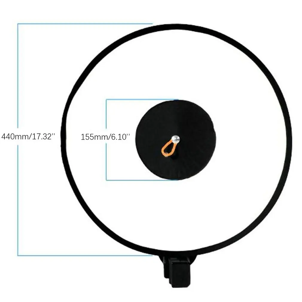 Портативный Круглый софтбокс Универсальный фотостудия рассеиватель для вспышки Мягкая коробка ремень ткань Оксфорд для вспышки камеры