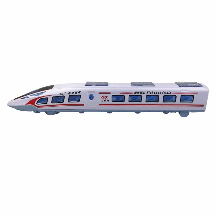 

Children Electric Universal Wheel Harmony Locomotive Toy with Light And Music Model High Speed Rail EMU Train Model