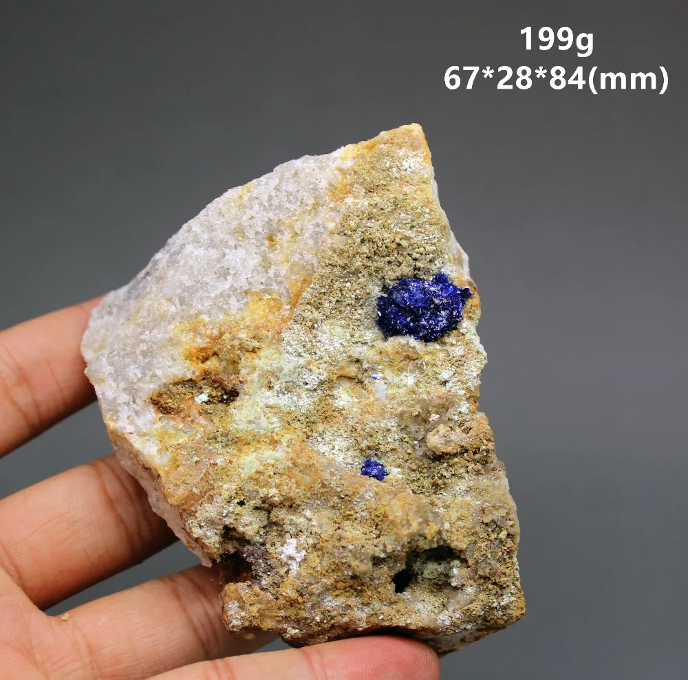 100% Natural beautiful GuiZhou azurite mineral specimen crystal Stones and crystals Healing crystal Free shipping