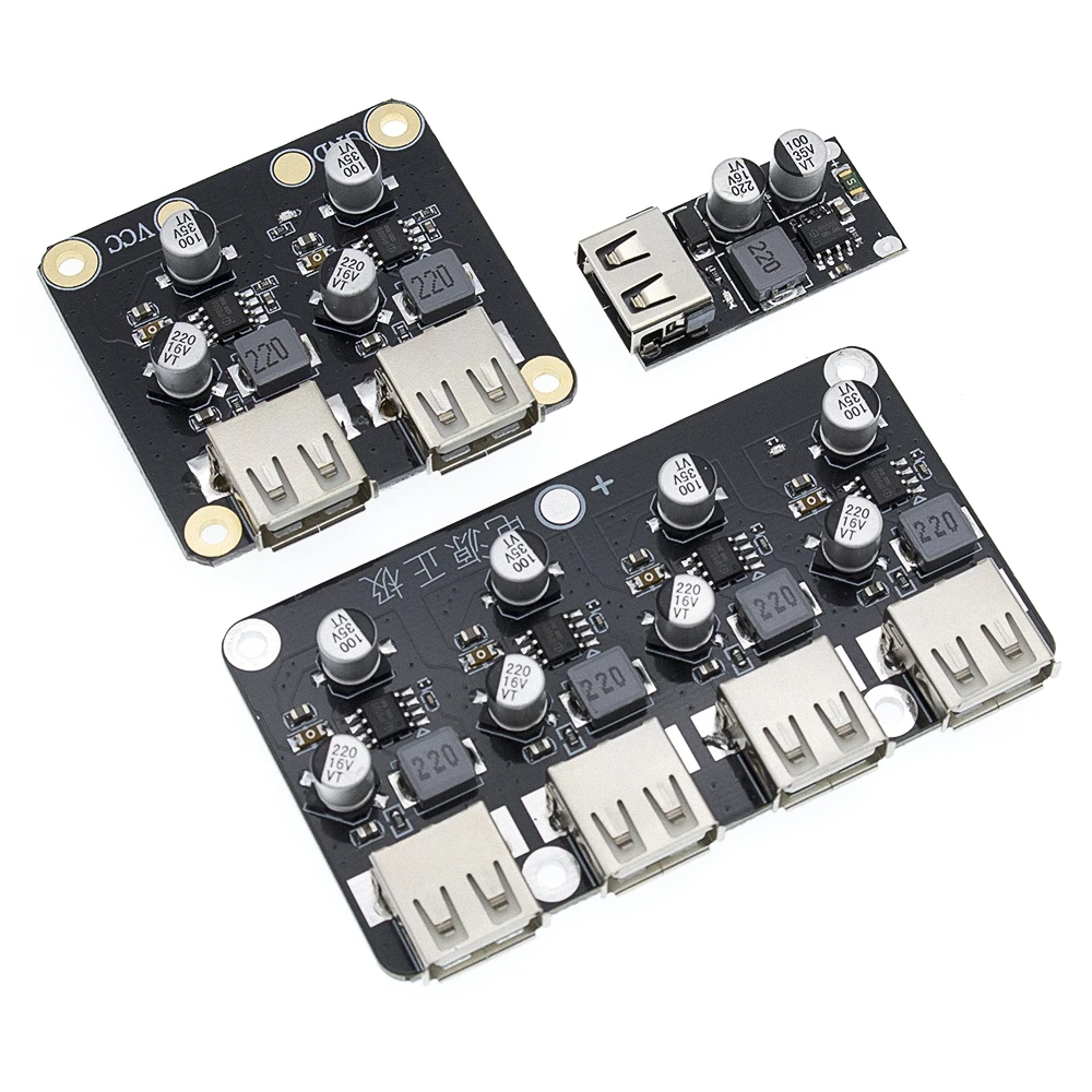 

QC3.0 QC2.0 USB DC-DC Buck Converter Charging Step Down Module 6-32V 9V 12V 24V to Fast Quick Charger Circuit Board 3V 5V 12V