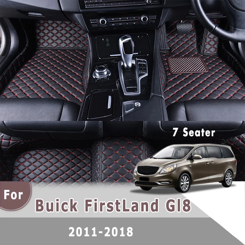 

Ковры RHD для Buick FirstLand Gl8 2018 2017 2016 2015 2014 2013 2012 (7 мест), автомобильные коврики, накладки для салона автомобиля
