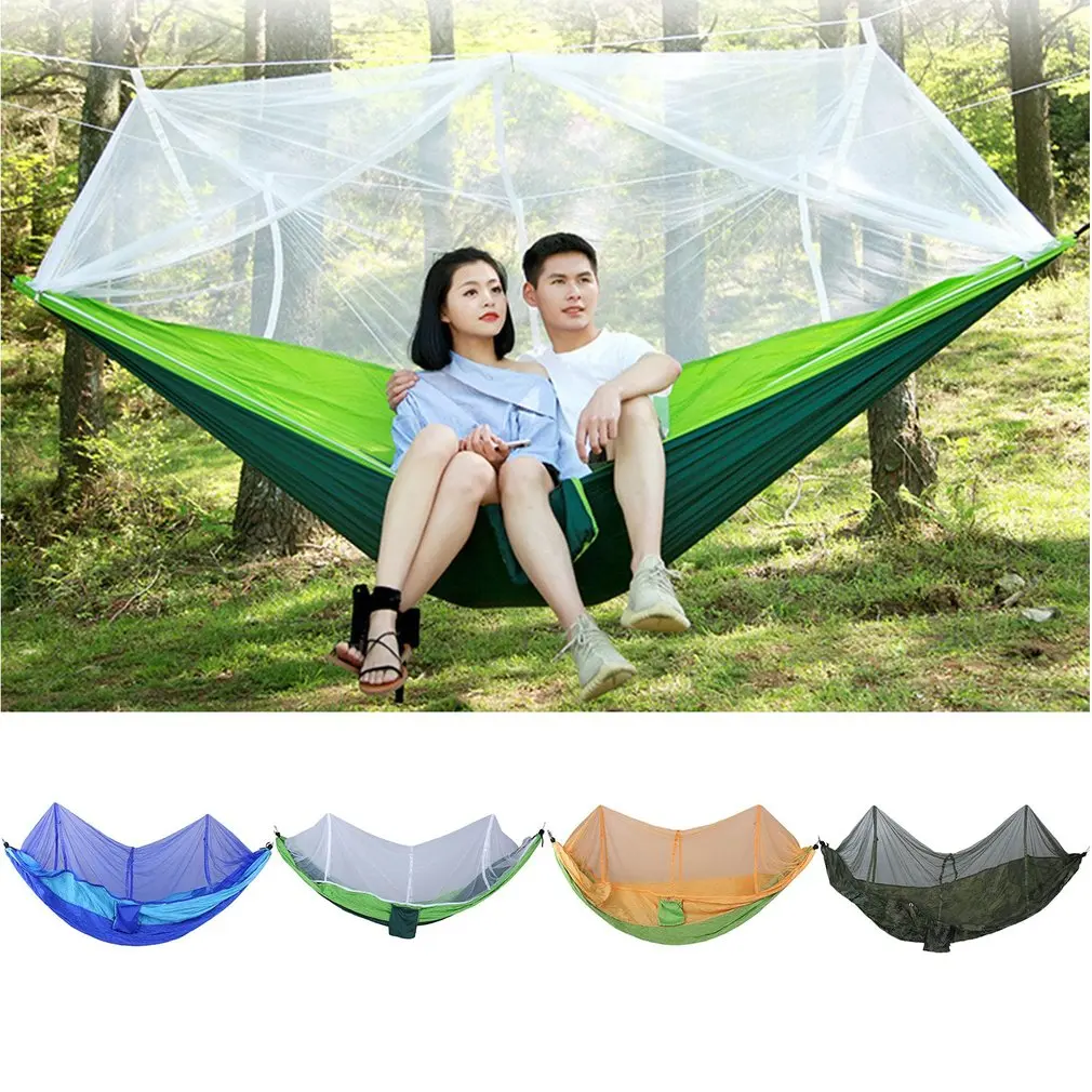 260x130 см портативная легкая палатка из парашютной ткани для походов, кемпинга, сна, гамак, подвесная кровать с москитной сеткой