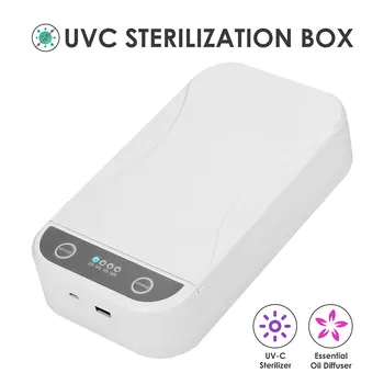 

Multifunctional UV Sterilizer Box UV Light Disinfection Sanitizer Aroma Diffuser for Mask Toothbrush Home Storage Cleaning Tools