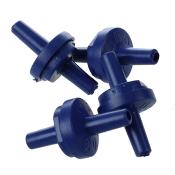 

ELEG-4 Pcs 3mm Inside Diameter Hard Plastic One-way Check Valve Dark Blue