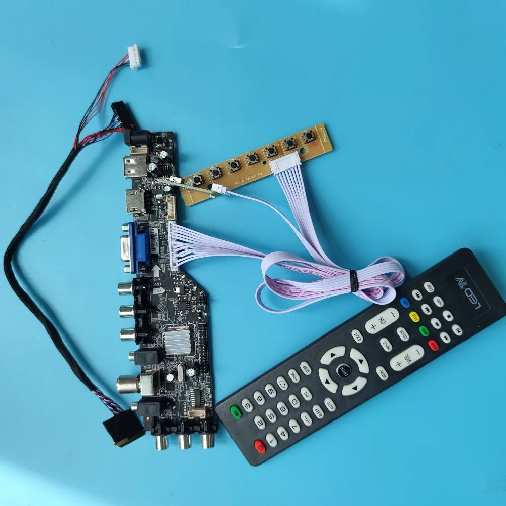 Комплект для LTN140AT26 TV USB HDMI-совместимый W светодиодный пульт дистанционного