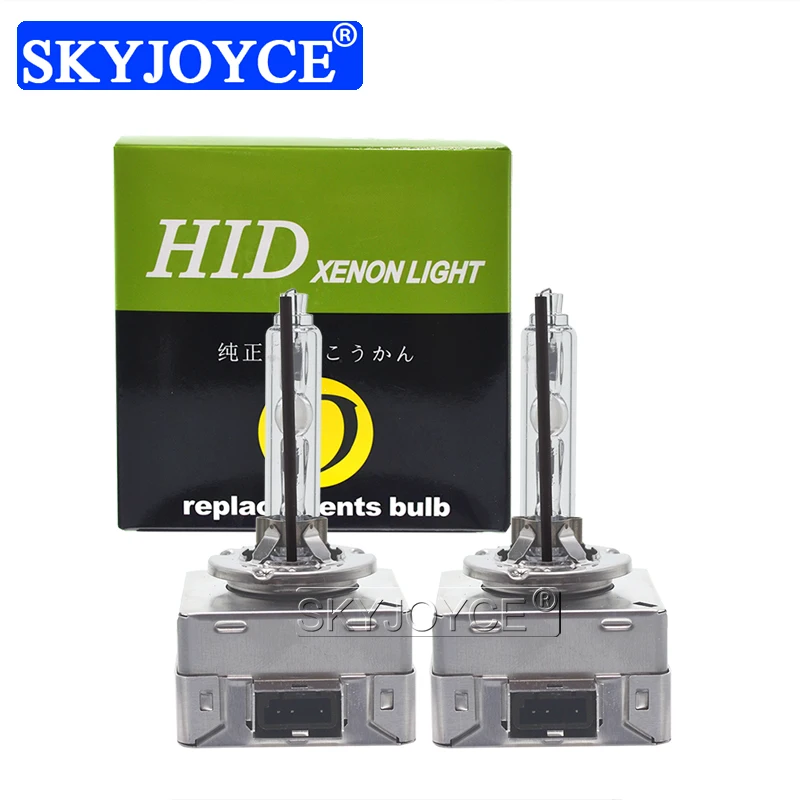 SKYJOYCE AC 35W 55W Xenon D1S D3S HID Bulb 4300K 5000K D1S HID Bulb D3S 6000K 8000K 10000K Metal Base Claw D1S D3S HID Headlight