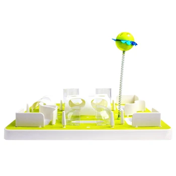 

Cat toy pet activity center and feeder cat interactive feeding maze puzzle toy rubber sheet pet supplies cat supplies