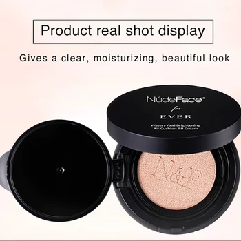 

Korean air cushion bb cream cc Cream glow Cosmetic dark skin Foundation Concealer Moisturizing Beauty Natural Brightening Makeup