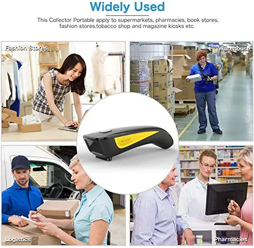 NETUM Mini 2D Barcode Scanner for Inventory,3 in 1 Connection Mode, Bluetooth&2.4G Wirelss&USB compatible,IOS Android PC POS