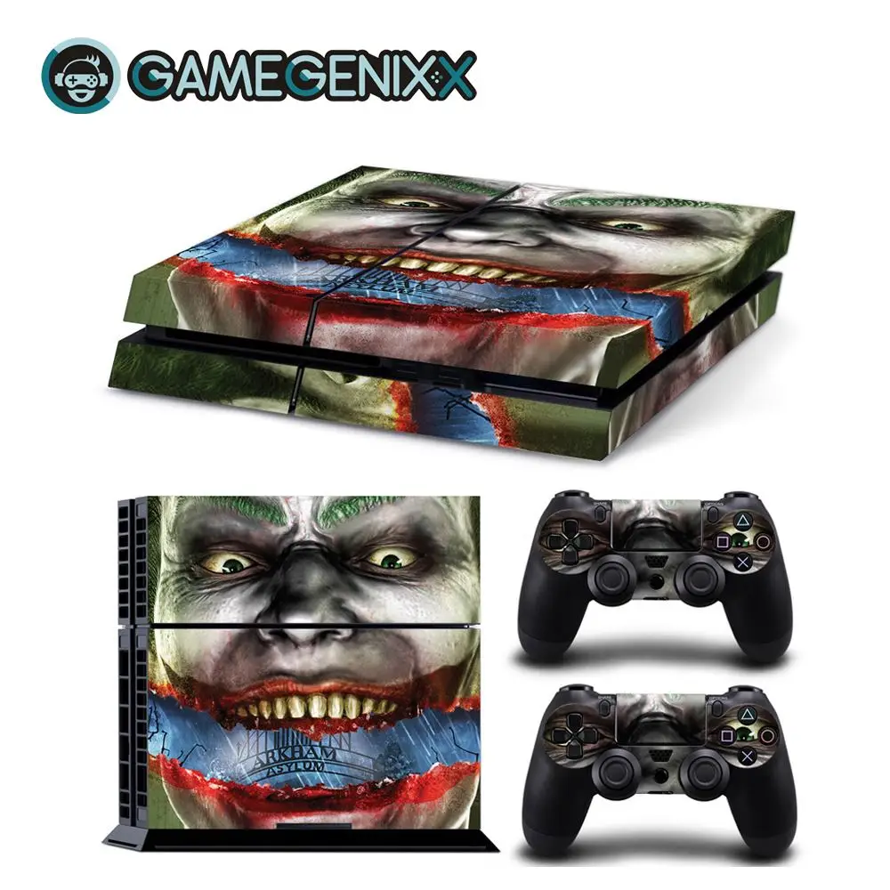 GAMEGENIXX Кожа Наклейка виниловая обложка для PS4 консоли и 2 контроллеров-Джокер