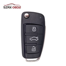 5 pièces/lot XHORSE XKA600EN clé programmeur outil pour Audi A6L Q7 Style clé à distance universelle 3 boutons pour VVDI2