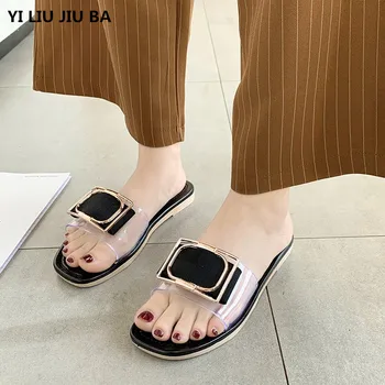 

Summer flats Women Slippers Non-slip Shoes Woman Outdoor Beach Slippers Women shoes casual flip flops Women Sandals mujer P232