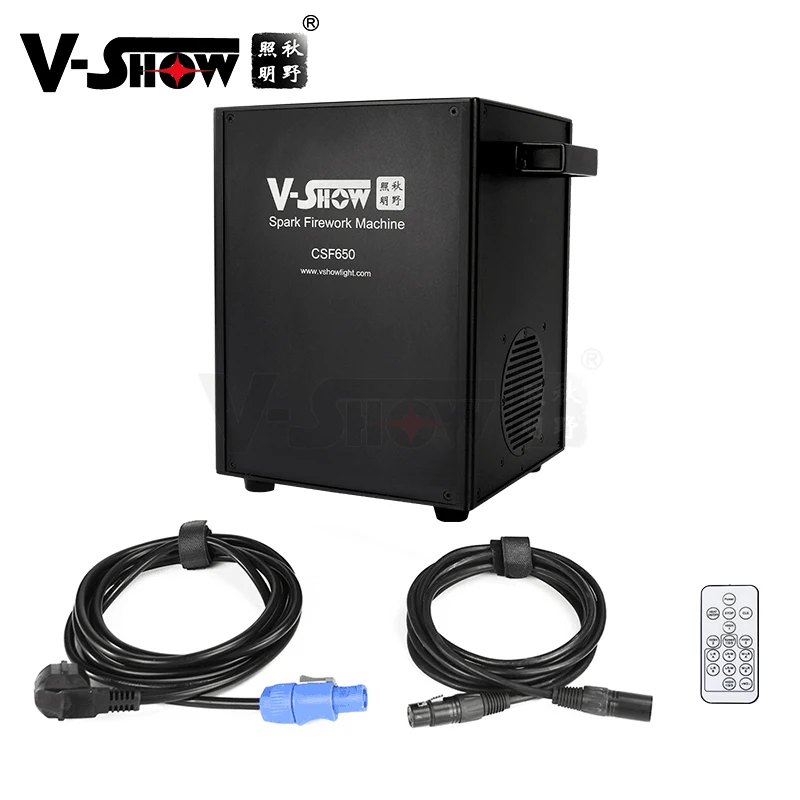Machine à Effets Spéciaux à étincelles Froides ZH-VBC 600W - Parfaite Pour Soirées, Mariages, Clubs - Contrôle DMX Et Télécommande