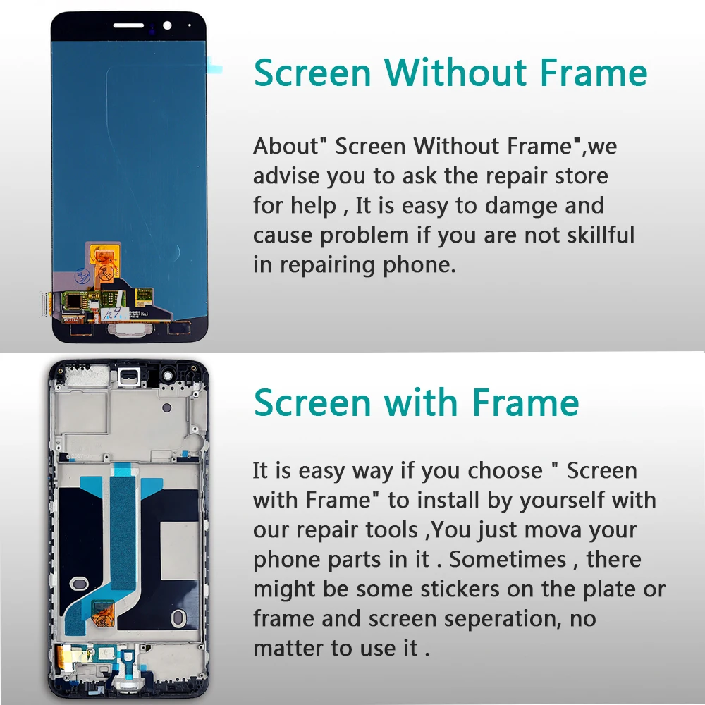 100% протестированный AMOLED 5 дюймовый сенсорный экран для Oneplus A5000 ЖК дисплей