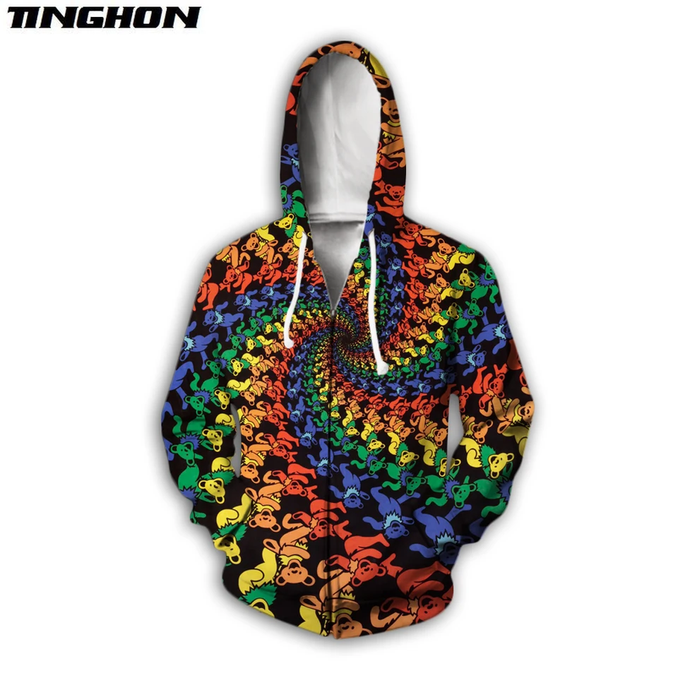grateful dead 3d hoodie