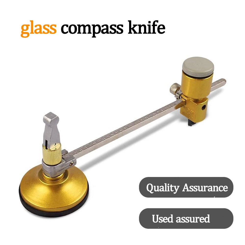 Glass Cutting Alloy-Cutter Round Knife Compass Max-Diameter Professional/household