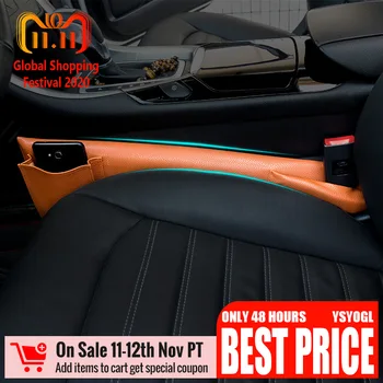 

Gap Seat Car Pad Interior Fillers Holster Spacer Filler Car Seat Leakage Plug Seam Strip Storage Box For Hyundai ix25 ix35